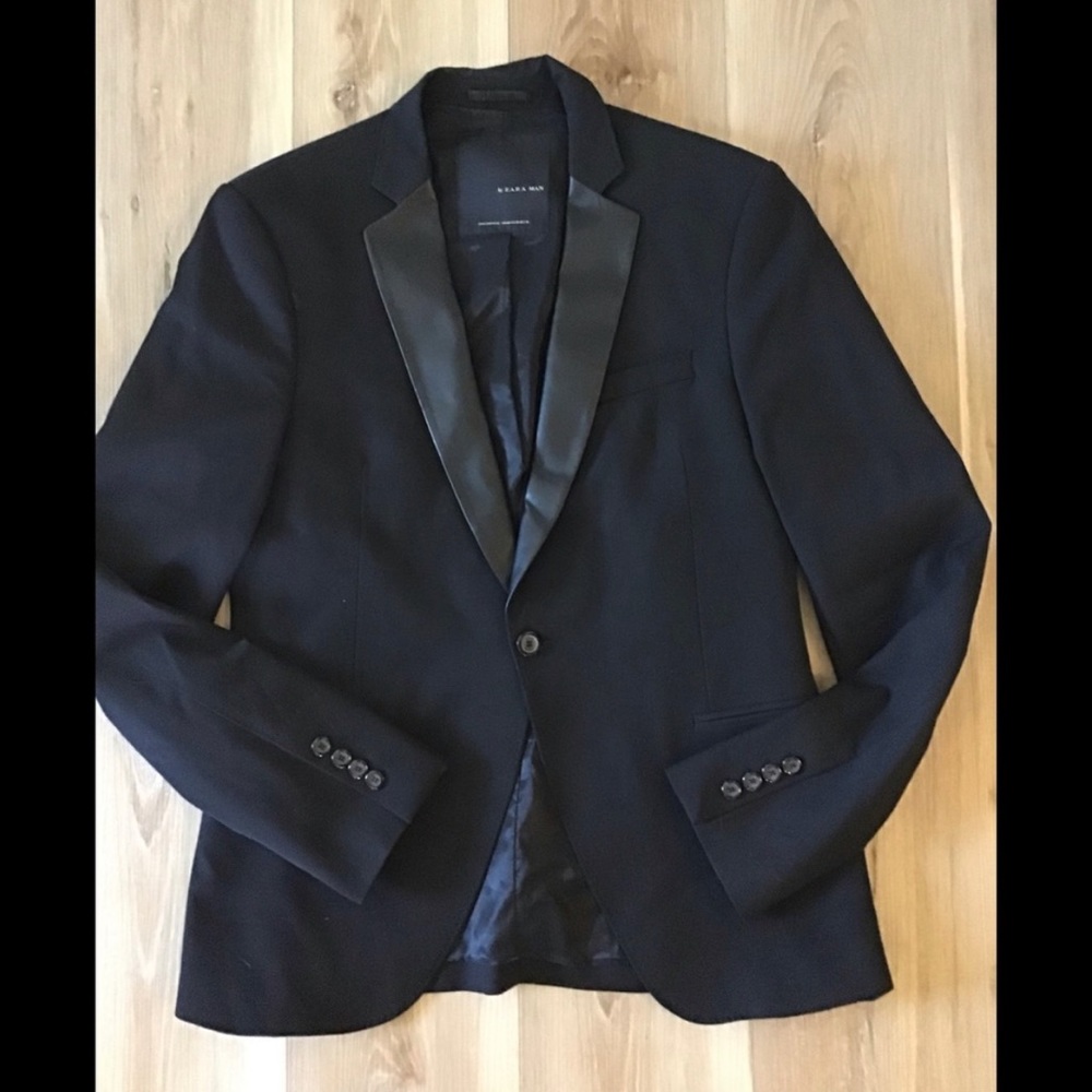 Black Tag by Zara Mens Suit/Tuxedo Jacket 38 NEW